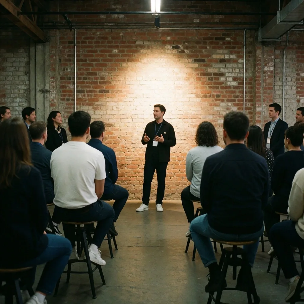 Startup pitch night at a Surry Hills venue