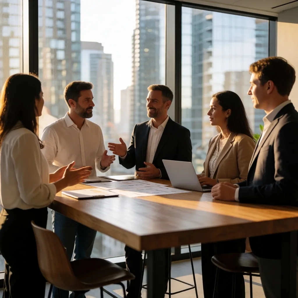 Sydney Crypto Events team in their CBD office