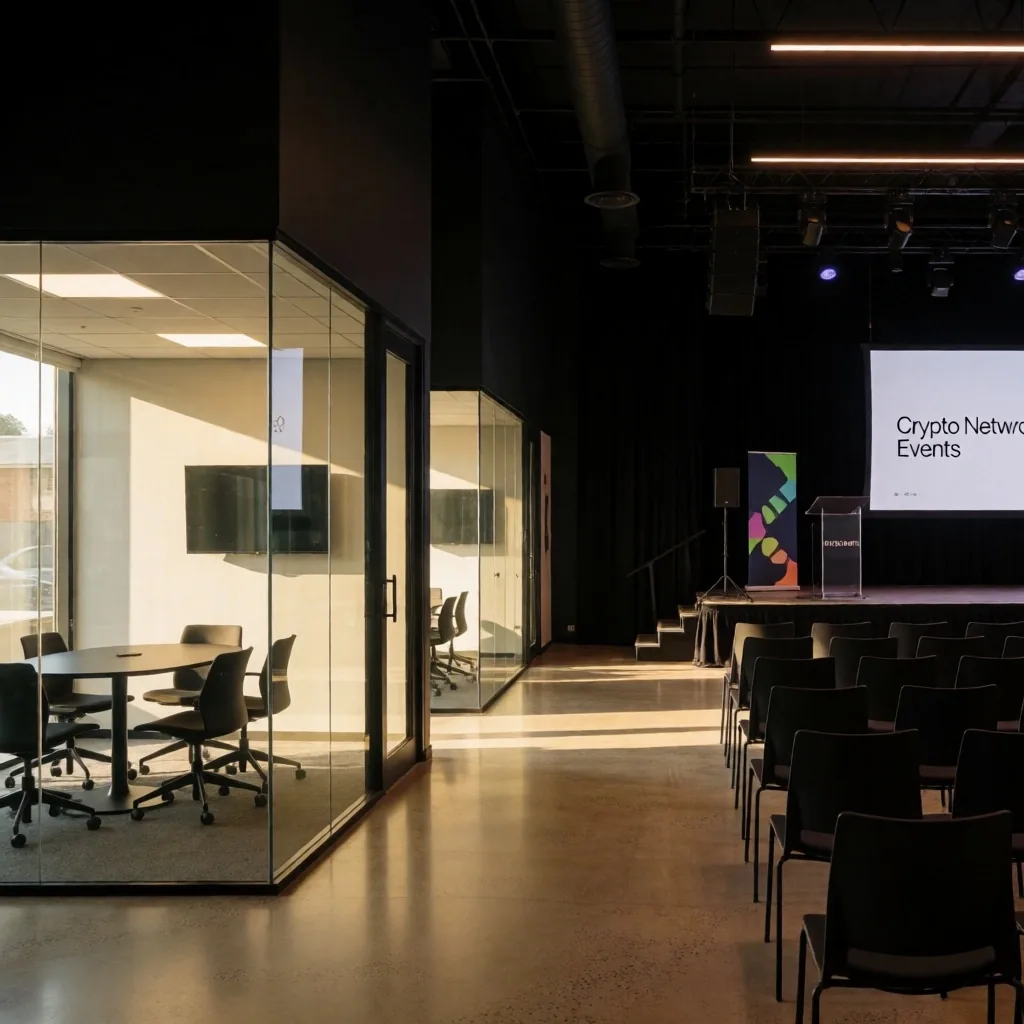 Interior of a modern tech innovation hub event space in Sydney